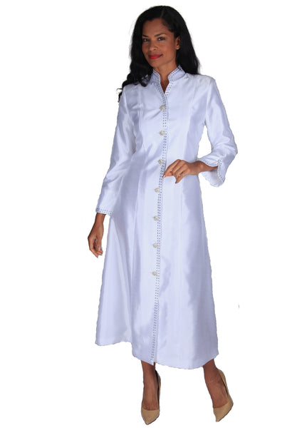 Diana White Robe Dress 8148s Fall 2021