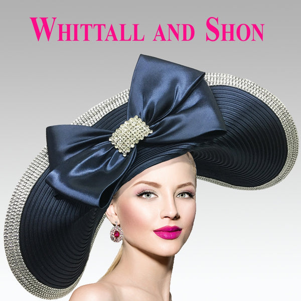 Whittall & Shon Navy Miss Theresa 1468 Hat Spring 2022