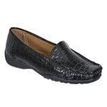 Pierre Dumas Black Crocodile Loafer Shoe 81207 - HAZEL-7 Fall 2019