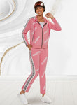 Donna Vinci Pink Pant Set 17384 Spring 2022