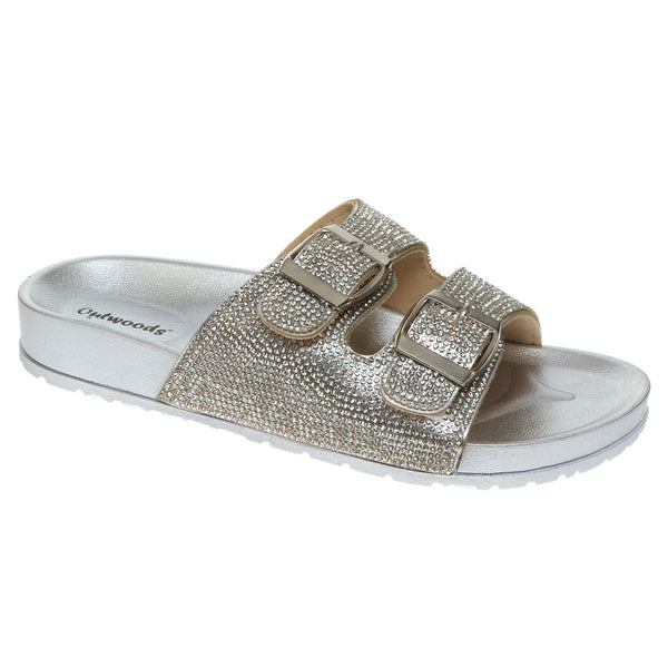 Outwoods Silver Sandal Shoe 21009 Spiced-1 Holiday 2021