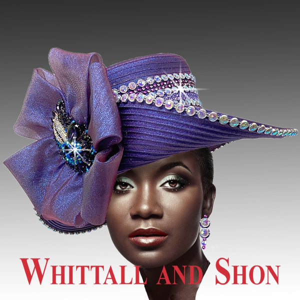Whittall & Shon Purple Cokie 2739 Hat Spring 2022