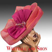 Whittall and Shon Souffle Fuchsia Fashion Hat 2854 Spring 2022
