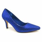 Valenti Franco Royal Blue Pump Shoe 36435 Bloom-8 Holiday 2022