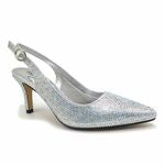 Valenti Franco Silver Slingback Shoe 36436 Bloom-7 Holiday 2022