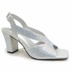 Valenti Franco Silver Slingback Shoe 37409 Ariana-7 Fall 2022