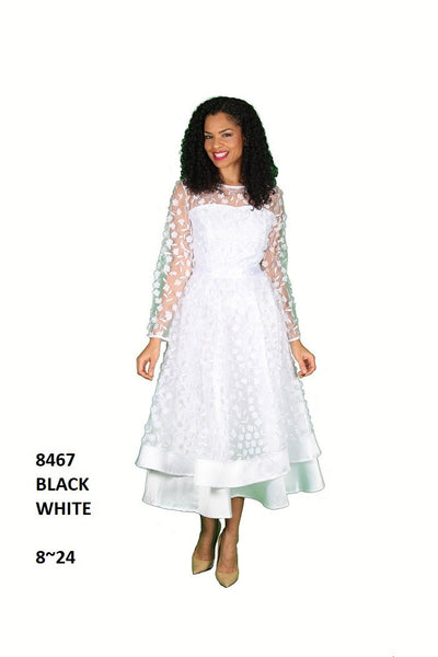 Diana White Dress 8467 Spring 2021