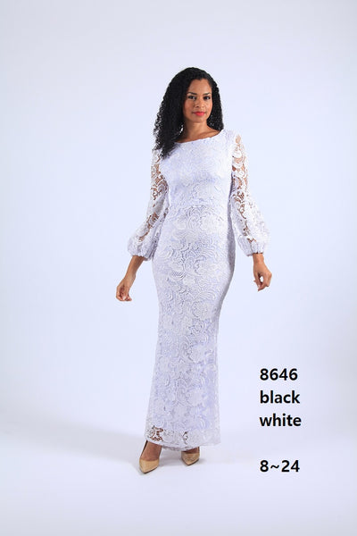 Ella Bella White Dress 8646 Holiday 2022