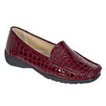 Pierre Dumas Red Crocodile Loafer Shoe 81207 - HAZEL-7 Fall 2019