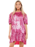 WHY Pink Sequin Dress D230107 Holiday 2022