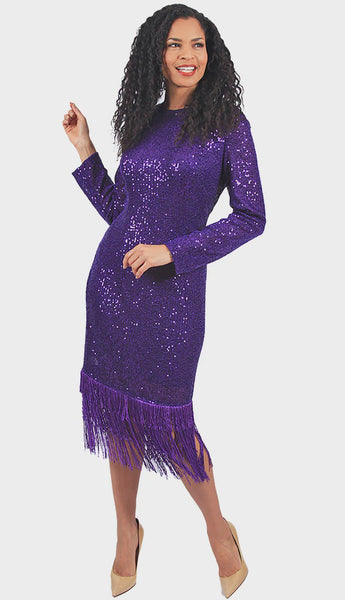 Diana Purple Dress 8564 Holiday 2022