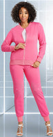 Donna Vinci Hot Pink Tunic & Pant Set 21020 Spring 2022