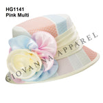 Giovanna Pink Multi Matching Hat HG1141 Spring 2021