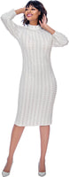 Terramina 7018 Off-White Dress Holiday 2022