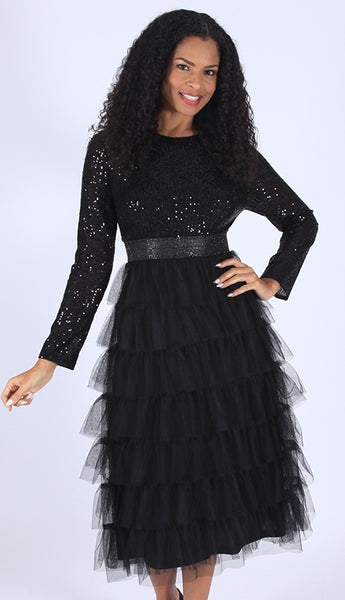 Ella Bella Black Dress 8504 Holiday 2022