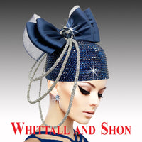 Whittall and Shon Navy Fashion Hat 2743 Fall 2022